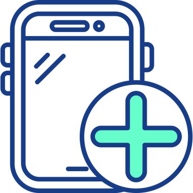 Vektör Mobil simge illüstrasyonu