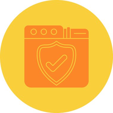 Modern simgenin vektör illüstrasyonu