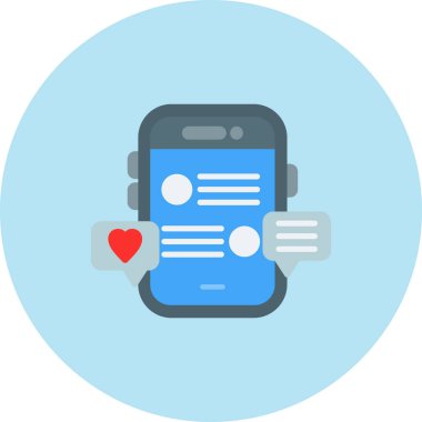 mobil uygulama simgesi vektör illüstrasyonu