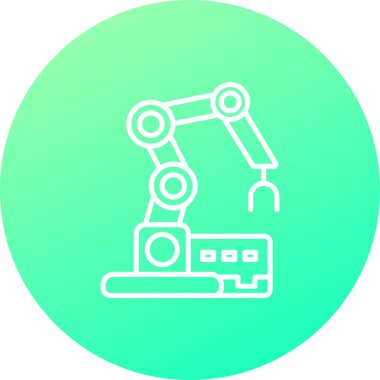 Robot simgesinin vektör illüstrasyonu