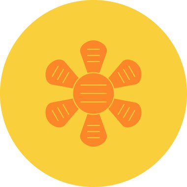 Gıda düz renkli simge.