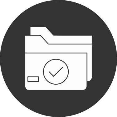 Belge simgesinin vektör illüstrasyonu