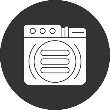 Modern gaz sobasının vektör çizimi