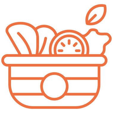 Sepet. Web simgesi basit illüstrasyon