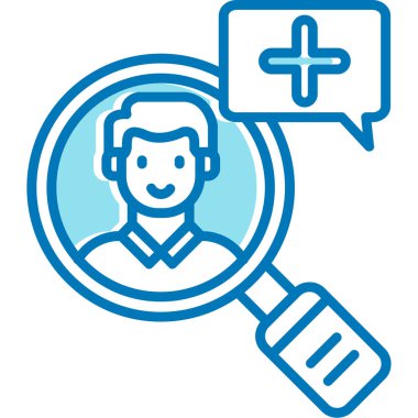 Çağrı merkezi. Web simgesi basit illüstrasyon