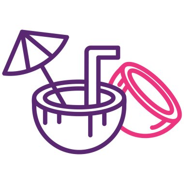 Plaj sandalye kutsal kişilerin resmi, vektör çizim