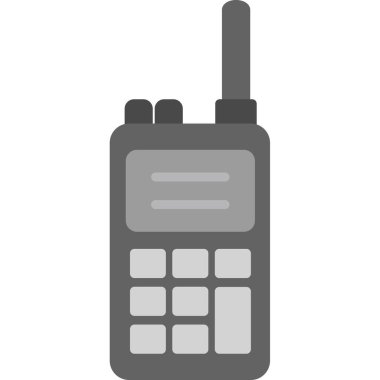 radyo uzaktan kontrol simgesi, düz biçim