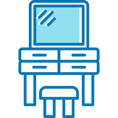 Mobilya ikonu. özet çizimi