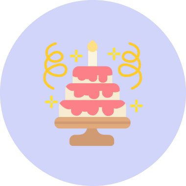 Mutlu yıllar, vektör illüstrasyonu