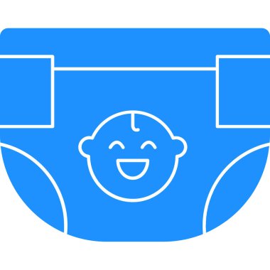 Bebek bezi simge vektör çizim