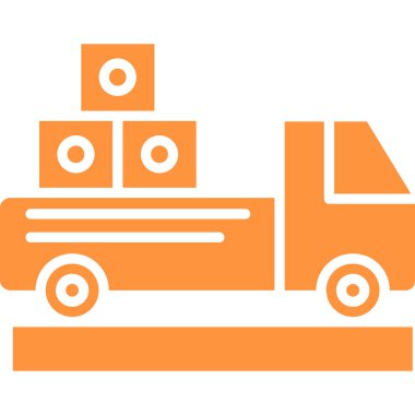 Araba simgesinin vektör illüstrasyonu