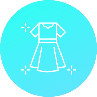 vektör elbise illüstrasyonu