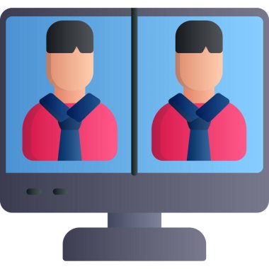 Avatar simgesi, vektör illüstrasyonu