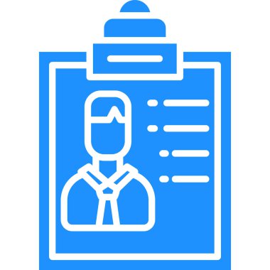 Kimliği simge vektör çizim