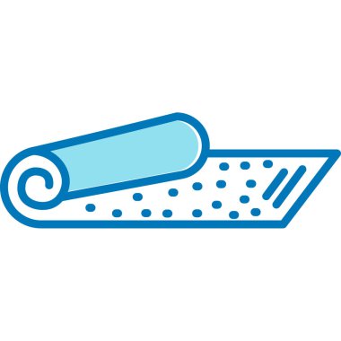 rulo pin ve un simgesi vektör illüstrasyon tasarımı