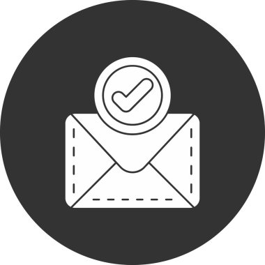 Posta simgesinin vektör illüstrasyonu