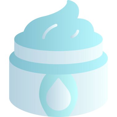 Krema. Web simgesi basit illüstrasyon