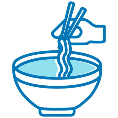 Bir kase su ikonu. Web için kase vektör simgelerinin özet çizimi