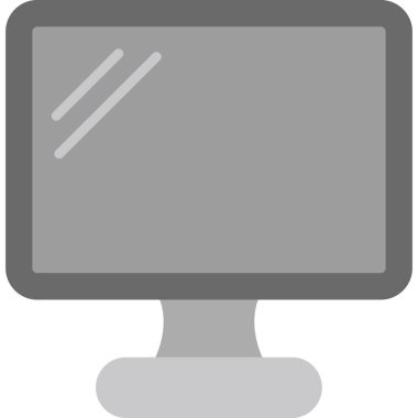 Dizüstü bilgisayar simgesi vektör çizimi