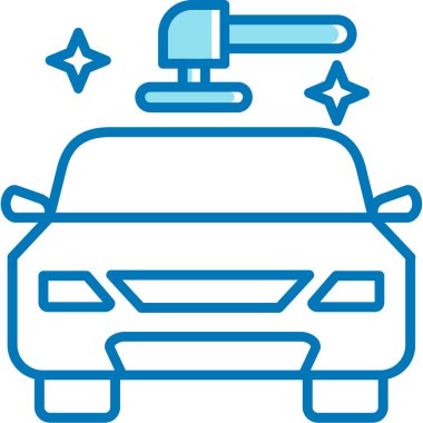 - Araba. Web simgesi basit illüstrasyon