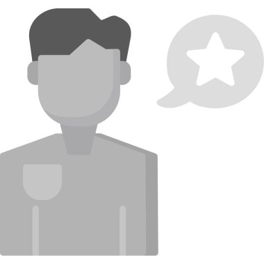 Konuş. Web simgesi basit illüstrasyon