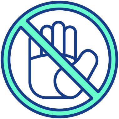 dur işareti vektör resimlemesi yok