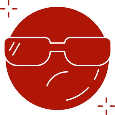 Çizgi film simgesinin vektör çizimi