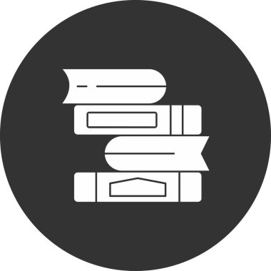 Kitap simgesi, modern vektör illüstrasyon tasarımı