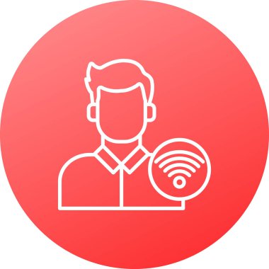 wifi simgesi vektör illüstrasyonu