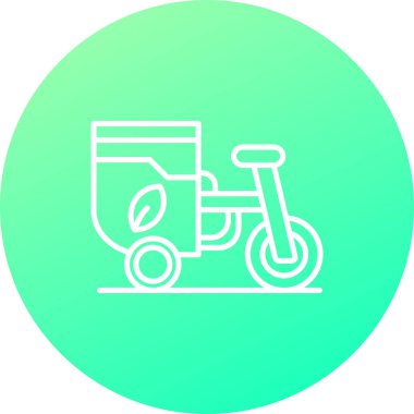 vektör bisiklet simgesi çizimi