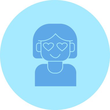 Bir kalp simgesinin vektör illüstrasyonu