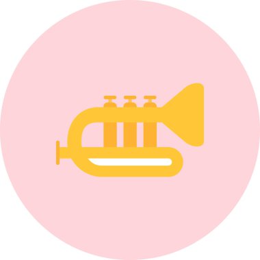 Trompetin vektör illüstrasyonu