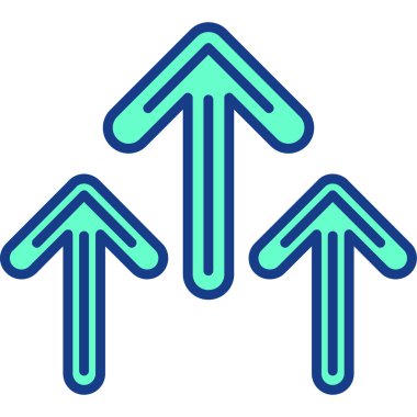 Ok. Web simgesi basit illüstrasyon