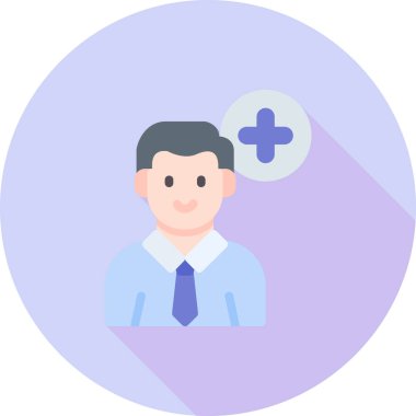 Konuşma balonu olan iş adamı