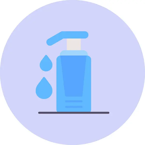 Losyon web simgesi vektör illüstrasyonu