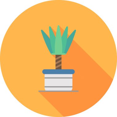 Bitki. Web simgesi basit illüstrasyon