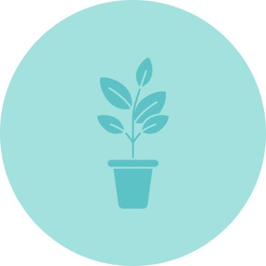 bitki simgesi vektör illüstrasyonu