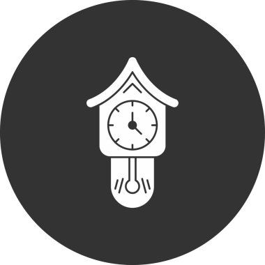 çalar saat simge vektör çizim