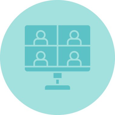 Modern simgenin vektör illüstrasyonu