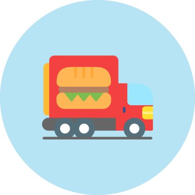 fast food vektör simgesi