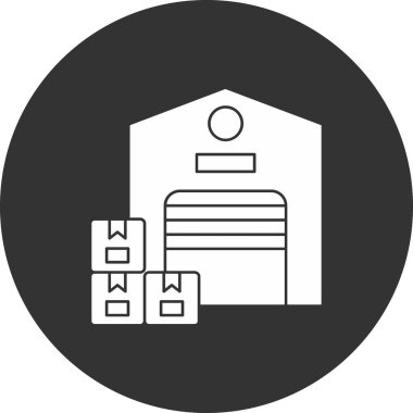 Moda tarzı izole edilmiş arkaplanda depolama simgesi