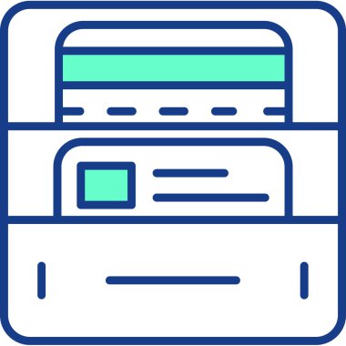 Web arayüzü simgesi, vektör illüstrasyonu