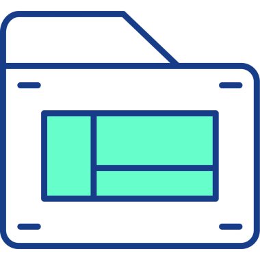 Dosya. Web simgesi basit illüstrasyon