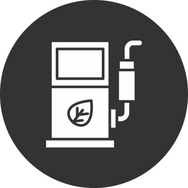 Gaz simgesinin vektör illüstrasyonu