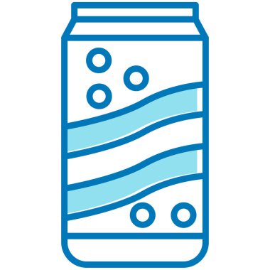 içecek içecek ikonu doldurulmuş - taslak biçiminde