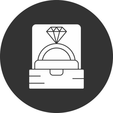 Elmas. Web simgesi basit illüstrasyon