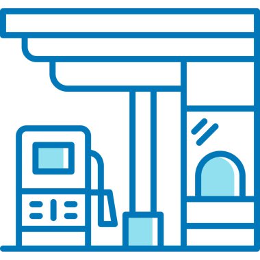 Fabrika inşa simgesi ana hatları biçiminde