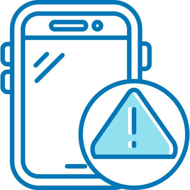 Cep telefonu simgesinin vektör illüstrasyonu