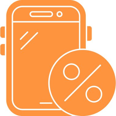 Taslak biçiminde indirimli etiket simgesi