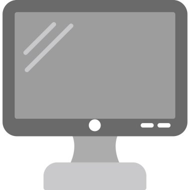 bilgisayar izleyici simgesi düz biçimli.